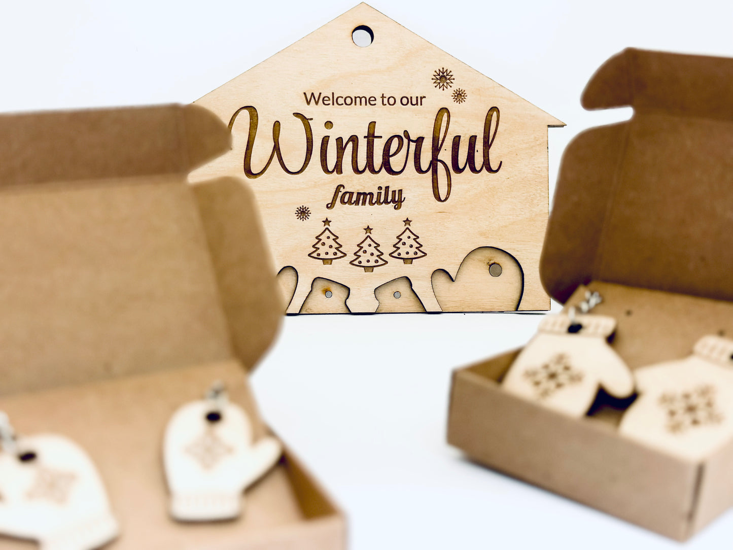 Nøkkelholder - Winterful family